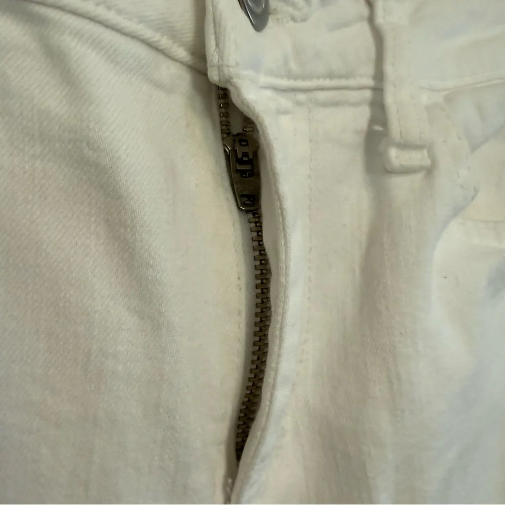 Joe's Jeans Women's Off-White Straight-Leg Jeans - Picture 5 of 16